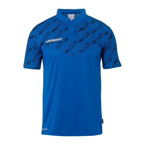 Uhlsport Herren Progressive 28 Polo-Shirt, Azurblau, 5XL EU