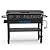 Pit Boss 11004 5-Burner with Folding Shelves Griddle, Black