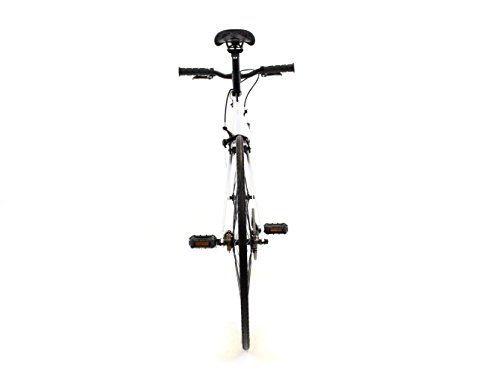 GOLDEN Cycles Single Speed Fixed Gear Bike with Front & Rear Brakes (Shocker, 48)