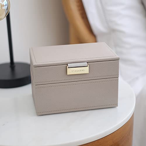 Stackers, portagioie piccolo con 2 scomparti Taupe...
