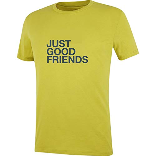 T-shirt Wild Country Homme Flow Graphic jaune L pour l'escalade