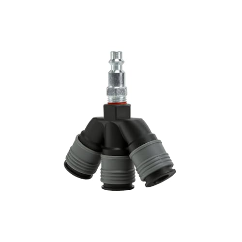 Colector de aire de 3 vías 1/4" Freeman bloque distribuidor para compresores neumáticos 4