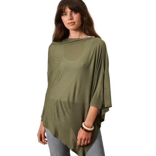 Solly Baby Nursing Cover, Ultra-Breathable, Lightweight Breastfeeding Cover-Up, Buttery-Soft Fabric, Universal Fit, Postpartum Essentials, Newborn Must Haves, Basil
