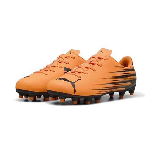 PUMA Attacanto II Fg/AG Jr, Scarpe da Calcio, Heat Fire Nero, 33 EU
