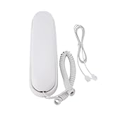 Kavolet Telefono Fisso con Filo da Parete con 2 Suonerie e Funzioni per il Controllo del Volume, Casa, Hotel, Ufficio, Banca, Telefono Fisso (W)