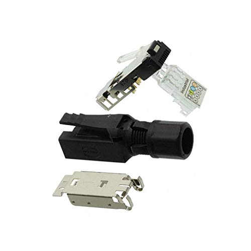 Connecteur RJ45 mâle HART 09451511120 Cat5 blindé 8p4c pour câble réseau 22-27AWG