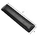 Bailey Full Size by Castle - Leather Ergonomic Computer Wrist Rest Pad for Keyboards with Around 104 Keys - Firm Keyboard Wrist Support for Typists, Gaming, and Heavy Office Use (Nightfall, Full Size)