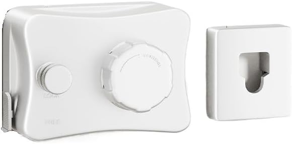 Retractable Indoor And Outdoor Clothesline Reel Laundry Line Wall Mounted Drying Rack Clothesline Adjustable Rope Ideal For Home Hotel Indoor And Outdoor Laundry Balcony Shower Room Bathroom(White)