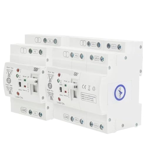 Sélecteur électrique automatique rail DIN double alimentation 110/220V sans interruption