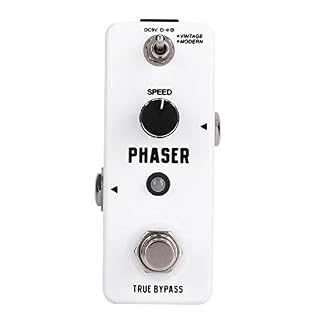Nannigr Pédale d’effet Phaser, pédale d’effet Pédale de Guitare Hard Metal Shell avec INDICATEUR LED avec Bouton DE… - Les Beatles, Paul McCartney, John Lennon, RIngo Starr, George Harrison