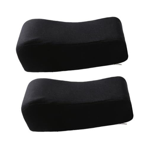 JEWEDECO 2pcs Elbow Pillows for Office Chairs Armrest Pads Memory Foam Armrest Covers for Gaming Chairs Random Style
