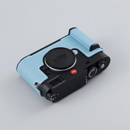 Ficha técnica Funda para cámara Leica M11/M11-P, funda protectora de piel auténtica vintage de metal para cámara, elegante, portátil, a prueba de golpes azul - Fernando Cortés Ficha técnica Funda para cámara Leica M11/M11-P, funda protectora de piel auténtica vintage de metal para cámara, elegante, portátil, a prueba de golpes azul - Fernando Cortés