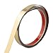 Stainless Steel Gold Mirror Wall Moulding Trim Strip, 5M Self for Adhesive Metal Tape for Edge Banding, Water Resistant Shiny Gold Wall Decoration, for Walls Floors Furniture