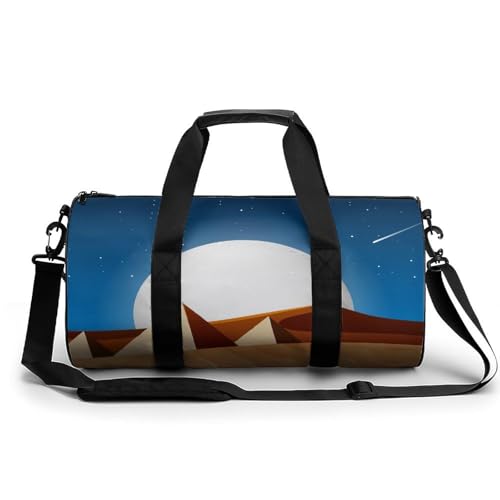 Sac de voyage pour camping et randonnée Étoiles du Désert Lune format 45cm