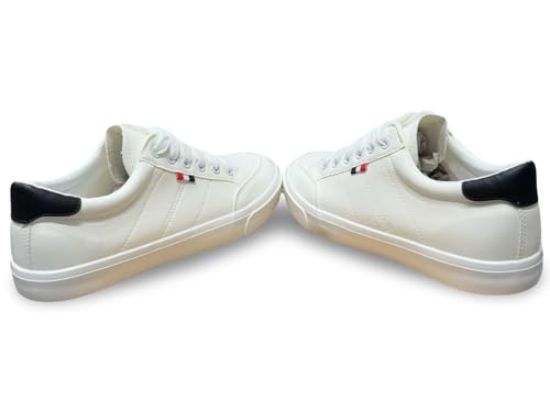 Image of Classic Canvas Sneakers, Casual Lace-Up Shoes with Green Sole, Unisex Fashion Trainers Shoes