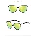 Produktbild HONGYAN Cat Eye Sonnenbrille Frauen Brille Lady Metall Sonnenbrille Weiblicher   Spiegel Uv400