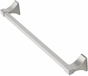 Homewerks Worldwide 228794 WHT HP Anneau porte-serviettes basique - Blanc, base en laiton, tige en zinc, tube en aluminium