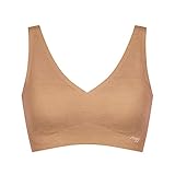 Bralette Sloggi Damen Zero Feel Natural Top Bustier, Braun (Cognac 00sh) (Herstellergröße: L)