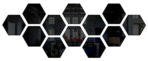 Wall1ders 12 Hexagon (Each Hexagon Size 10.5 cm x 12.1 cm)