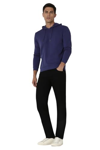 Image of Van Heusen Men's Hooded Neckline Full Sleeve Premium Cotton Blend Sweatshirt for Men | Effortless Styling | Comfort Wear