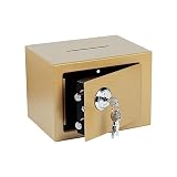 Caja fuerte de metal para documentos, protección segura