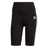 Corte ajustado adidas Pantalones cortos de cintura alta para mujer. negro 38