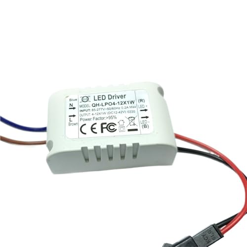 Driver LED 4-12x1W 350mA transformateur courant continu AC85-277V