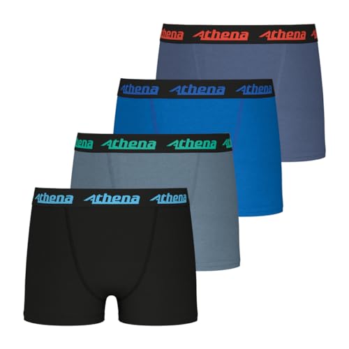 Athena underkläder pojkar, Svart/grå/blå/marinblå, 14 �r