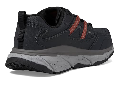 Image of Skechers Mens D'lux Journey Sr Carbon Nano Safety Toe, Charcoal /Red, 7