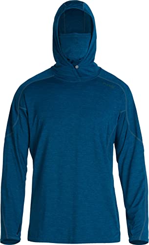 NRS Men's Silkweight Varial Hoodie - Fishing, Paddling, Hiking Sun Hoodie with Neck Gaiter