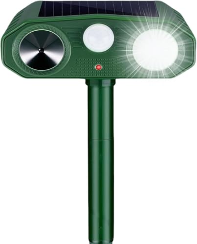 Répulsif Chat Ultrason, 3 Modes Repulsif Chat Solaire & Solaire et USB Répulsif Animaux, IP54...
