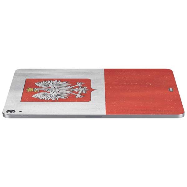 Skinit Decal Tablet Skin Compatible with iPad Air 11in (2024-2025) - Poland Flag Distressed Design