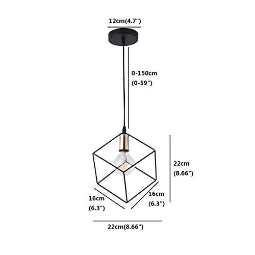 LightInTheBox LED Pendant Light Modern Chrome Chandeliers Ceiling Lighting Fixture for Living Room/Bedroom/Dining Room/Kitchen (3 Lights Geometrical)