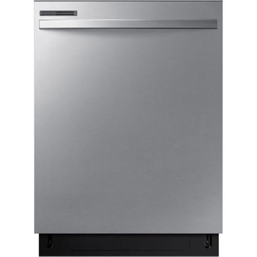 Samsung DW80CG4021SR 24-Inch Top Control Built-In Dishwasher, 15 Place Settings, 53 dBA Quiet Operation, 4 Wash Cycles, Stainless Steel