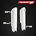 Polisport Fork Guards for Yamaha YZ250F/YZ450F 16-21, YZ125/250 15-21, YZ250FX/YZ450FX 16-21 | Durable Polypropylene, OEM Fit, White, Enduro Fork Protection