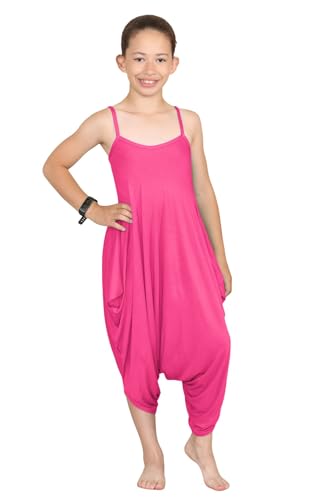 Mono holgado estilo Lagenlook para niños, la prenda cómoda y fresca de tirantes finos
