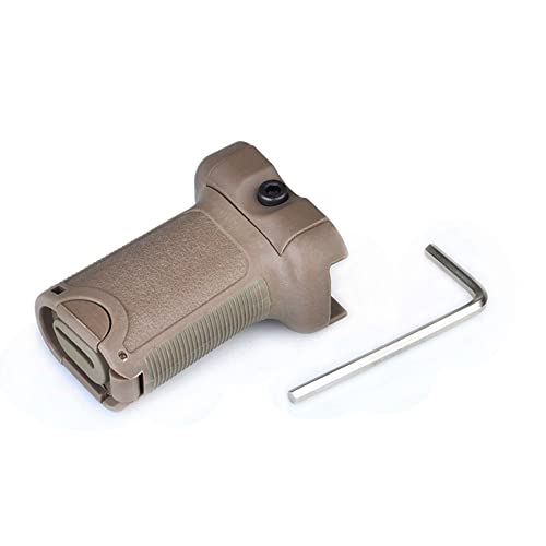 SBGJMY Tactical Front Grip Vertical Foregrip for 20mm Picatinny Rail System (Tan) - Image 2