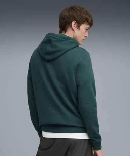 Image of Puma Cotton Men Ess Big Logo Hooded Neck Hoodie Fl (S) Mineral