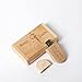 Unidad de Memoria USB Personalizable con Grabado láser de Madera Maciza para...