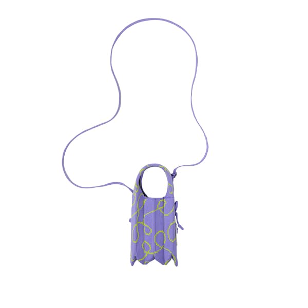 Lucky Pleats Bag Patten Mini Cross | Sustainable Foldable Women's Crossbody Bag | Compact Crossbody for Phone & Essentials