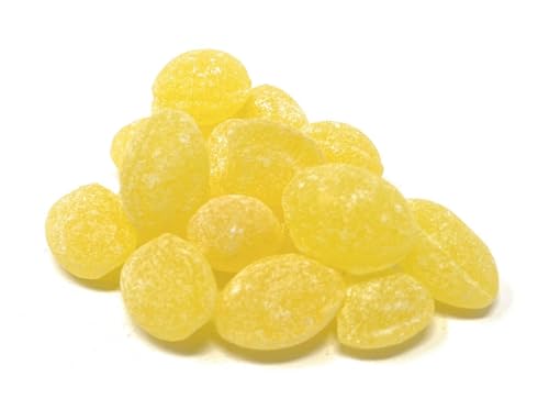 YANKEETRADERS Lemon Hard Sanded Candy Drops, 40 Oz. Bulk Bag