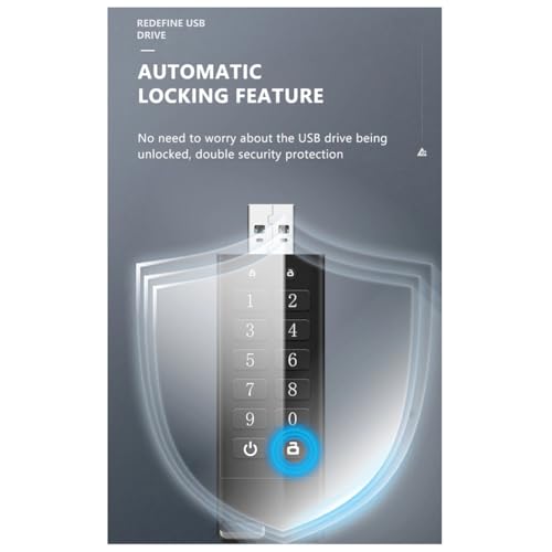 Clé USB flash chiffrée matériellement 8 Go avec composants premium