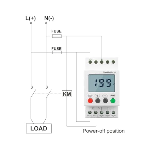 Protector de relé de monitoreo para proteger electrodomésticos en casa 4