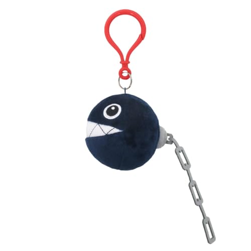 Little Buddy 1859 Super Mario Series - Chain Chomp 3.5" Plush Dangler