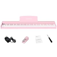 Amazon | KIMFBAY 電子ピアノ 88鍵盤 卓上 木製 電子 ピアノ 88