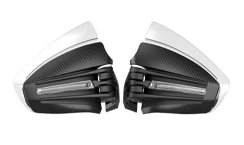 Protège-main moto universel 7/8" avec éclairage bicolore pour guidon