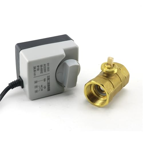 Vanne à boisseau sphérique motorisée DN32 actionneur électrique 3 voies AC220V - 5