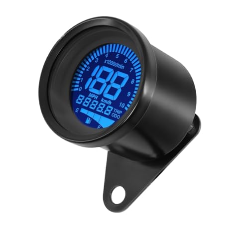 Compteur de vitesse digital moto 12V avec compte-tours numérique universel