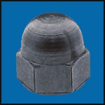 Stainless Steel Acorn Nut, 1/4"-20 (Pack of 10)