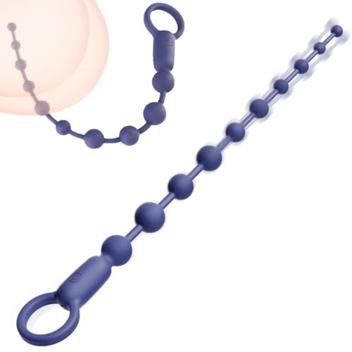 Jpscor Mini Analkugeln Analvibrator mit 10 Vibrationsmodi, Analvibratoren für Mann Frauen G-Punkt Prostata Stimulator, Analplug Vibratorensets für Paare & Anfänger